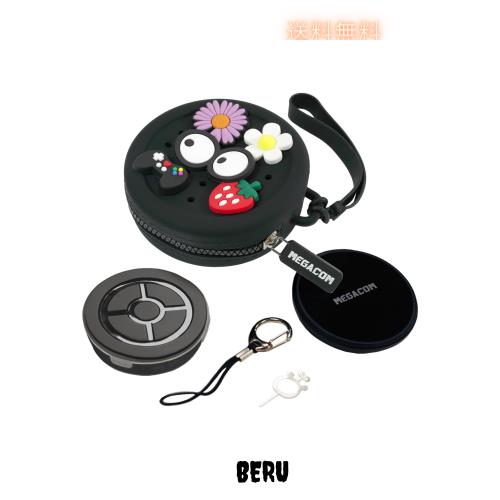 megacom DuoMon3 PRO 2025ver. 自動再接続機能 1P/2Pポケットオートキャッチャー(レッドボール)、IPX7防水ワイヤレスとType-C充電式APP調