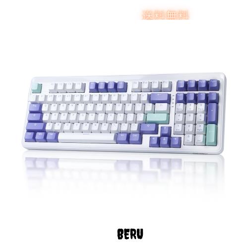 DAREU EK98PRO ゲーミングキーボード 無線 テンキー付き メカニカルキーボード 2.4Gワイヤレス/Bluetooth/有線USB接続可能 96%英語配列