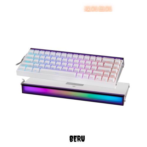EPOMAKER Aula Hero68 HE 有線 マグネットゲーミングキーボード 0.01mm調整可能アクチュエーション ラピッドホールエフェクトスイッチ 8k