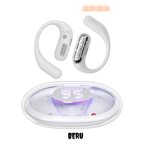 【iFデザイン賞殿堂入り!!】ACEFAST オープンイヤー イヤホン LED雰囲気呼吸ライト Bluetooth 5.4 完全ワイヤレス ランニング・スポーツ