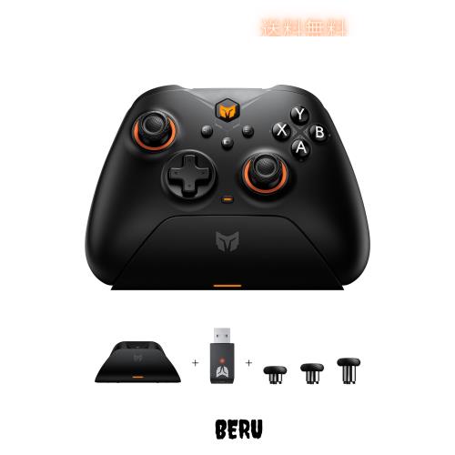 ゲームハンドル、BIGBIG WON Gale Hall PCコントローラー、モーションコントロール、ホールジョイスティック＆トリガー、3ペアのサムステ
