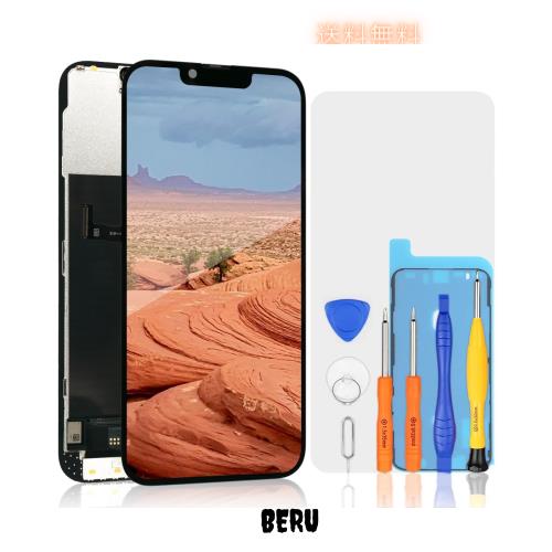 bokman for iPhone 13 Pro Max 液晶パネル FHD ディスプレイ 画面修理 交換 修理キット+保護フィルム+防水シール付き（6.7インチ）