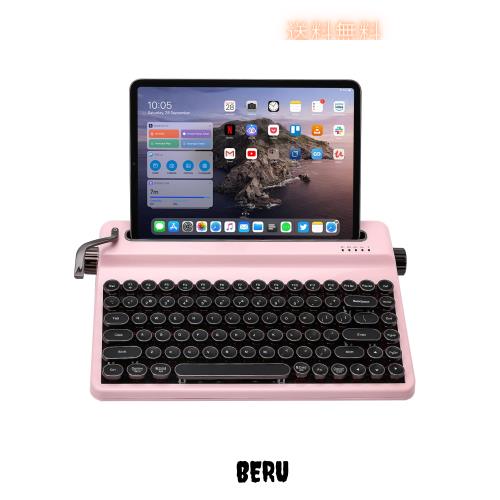 YUNZII QL75 タイプライターキーボード ワイヤレス レトロメカニカルキーボード ホットスワップ対応 パンクスタイルの丸型キーキャップ R