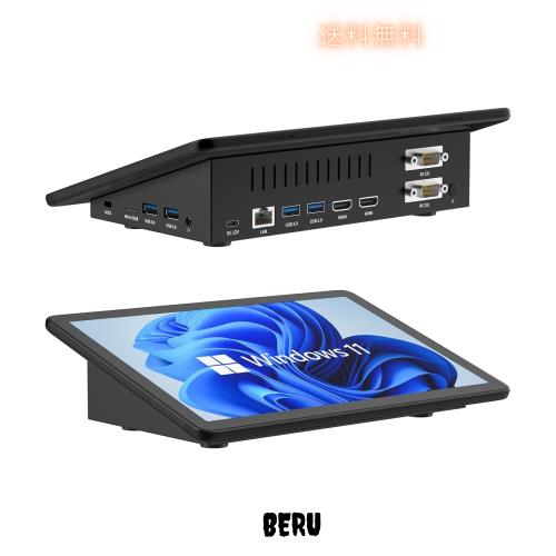 HigolePC ミニPC 10.1型 Windows 11 Pro Mini PC インテル N5095 8GB 128GB HDポート USB 3.0 ギガビット有線LAN Wi-Fi 5 BT4.2 ファンレ