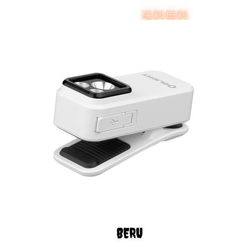 OLIGHT(オーライト) Oclip Pro LEDランニング 軽量 小型 3つの光源 500ルーメン 射程120メートル IPX6防水 Type-C充電式 クリップオン 高