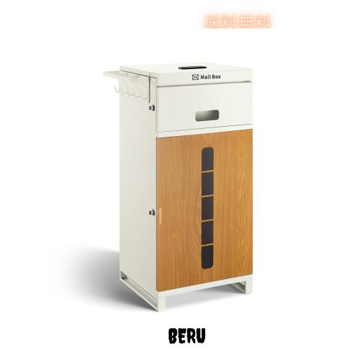 【複数投函可能/傘立てのプレゼント/ポスト一体型】BBKD 宅配ボックス 屋外 防水 大容量 大型 組立不要 盗難防止 両開扉 簡単設置 ポスト