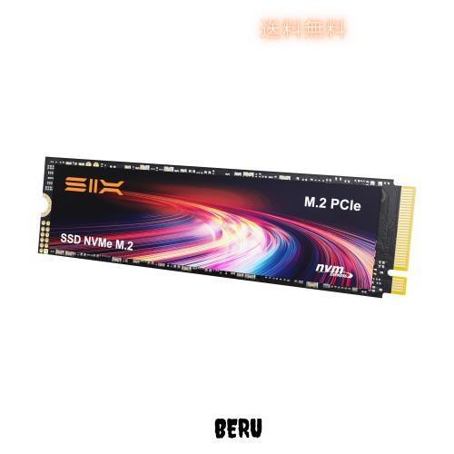 SIX X4000 512GB M.2 2280 SSD PCIe Gen3x4 NVMe 内蔵SSD - 最大読込3,000MB/s・書込1,300MB/sの高速ストレージ