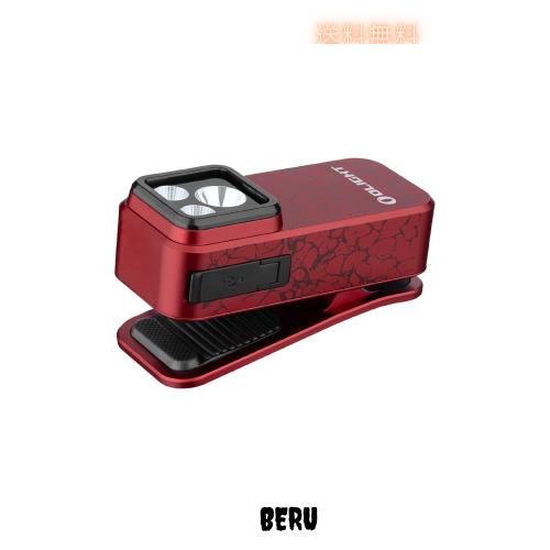 OLIGHT(オーライト) Oclip Pro クリップ LEDランニングライト 軽量 小型 3つの光源 500ルーメン 射程120メートル IPX6防水 Type-C充電式