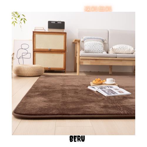 HOMFINE カーペット ラグ 高反発 極厚25mm 185×240cm 約3畳 ラグマット クッションラグ 防音 厚手 抗菌・防ダニ加工 防臭 もちもち ふわ