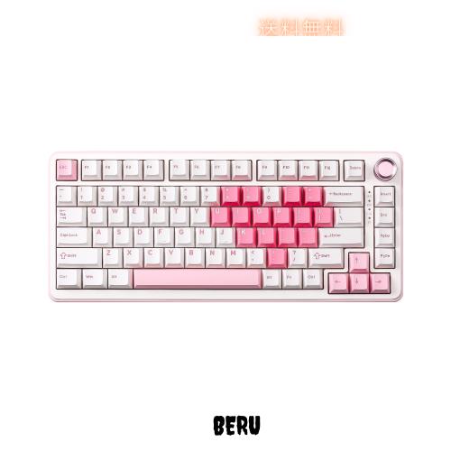 YUNZII B75 PRO 75% ガスケットゲーミングキーボード 無線メカニカル
