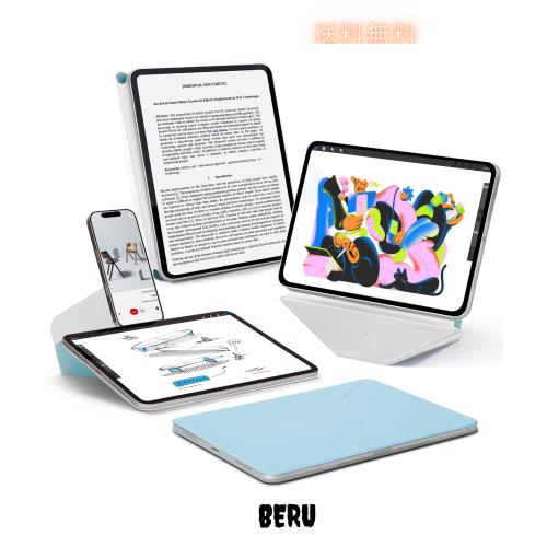 MOFT【公式直営店】ダイナミックフォリオ iPad Pro 11インチ ケース（第4/3/2世代、2020-2022）多角度調整 横置＆縦置 強力マグネット 軽