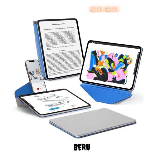 MOFT【公式直営店】ダイナミックフォリオ iPad Pro 12.9 ケース（第6/5/4世代、2020-2022）iPadカバー 多角度調整 横置＆縦置 iPadスタン