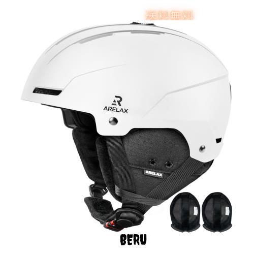 ARELAX スキー ヘルメット スノボ アジア専用 スノーボード ヘルメット 子供 大人 ジュニア 2セットライナー 洗濯可能 3D全方位4重保護