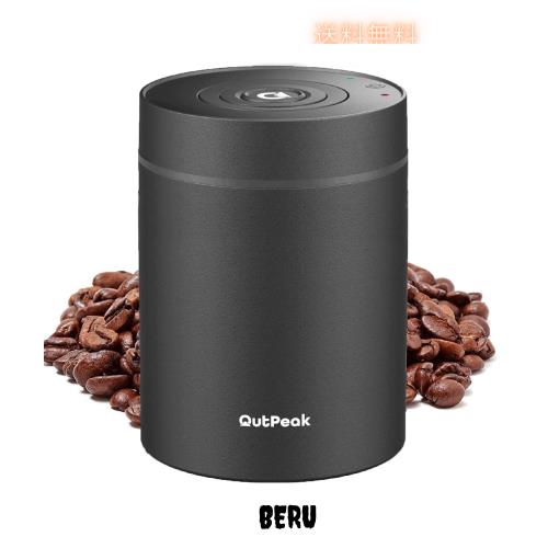 OUTPEAK(アウトピーク) Neo 2026 自動真空コーヒーキャニスター 容量0.75L 8.5オンスのコーヒー豆用 ワンボタン操作 ステンレススチール