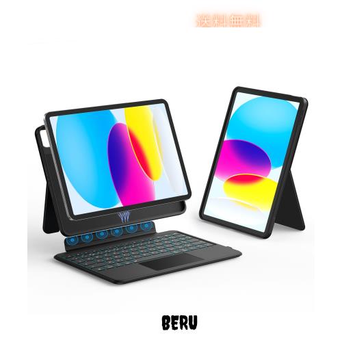 Bettdow【新設計-スマート接続】スマートキーボードipad A16 第11世代(2025)＆第10世代(2022)対応JIS配列キーボード ケース Bluetooth不要