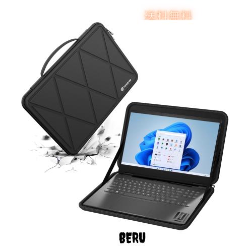 Smatree M96 16インチ ハード保護 ノートPCスリーブケース、 HP OMEN Laptop 16、DELL Alienware m16 R2対応 ノートパソコンケース PCバ