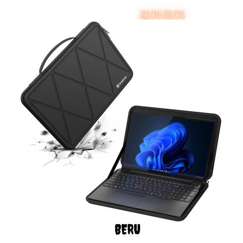 Smatree M106 16インチ ハード保護 ノートPCスリーブケース、 Lenovo ThinkPad P16v、GIGABYTE G5 GD/KD/MD/KC対応 ノートパソコンケース