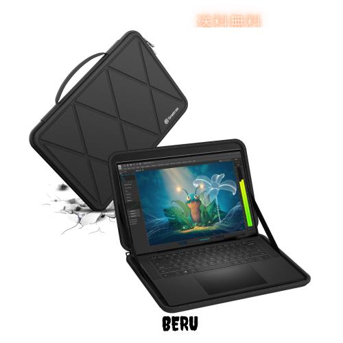 Smatree M75T 15.6インチ ハード保護 ノートPCスリーブケース、 DELL Precision 5570 Workstation/XPS 15対応 ノートパソコンケース PCバ