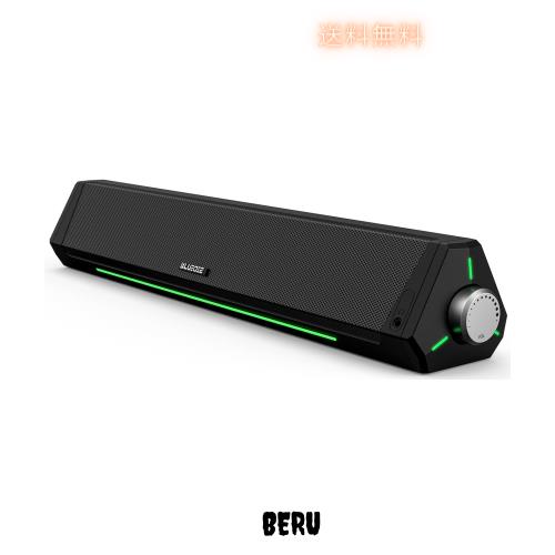 Bluedee PCスピーカー ゲーミングスピーカー Bluetooth 5.4 ＆ 3.5mm
