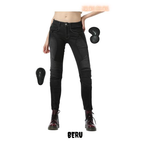 [RENHE] バイク用パンツ 夏 バイクメッシュパンツ レディース ライディングパンツ 夏用 ライダースパンツ 通気 スリム バイクズボン プロ