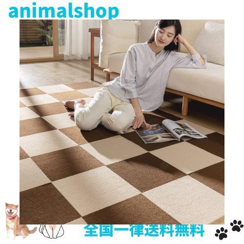 SHIEN ジョイントマット 吸着マット タイルマット【45*45*0.4cm 40枚セット】 ズレない めくれない カーペット 防音マット フローリング