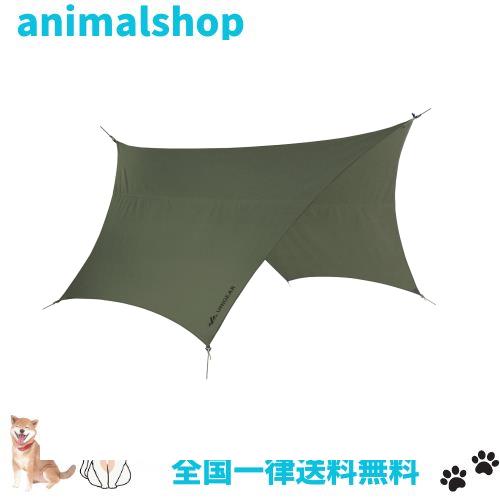 Unigear ヘキサタープ tcタープ ポリコットン 5m延長ベルト付き 4.2ｍｘ4.1ｍ テントとの取り組み可能 焚き火 遮光 遮熱 難燃 軽量 コン