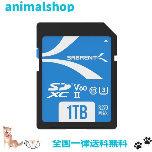 SABRENT SDカード 1TB、SDカード V60、メモリーカード、UHS-IIメモリーカード、270MB/秒の高速転送、キヤノン、富士フイルム、パナソニッの通販は
