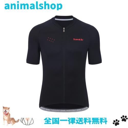 [サンティック] メンズ サイクルジャージ 半袖 サイクリングジャージ 夏用 自転車ウェア 吸湿速乾 UVカット サイクルウェアの通販は