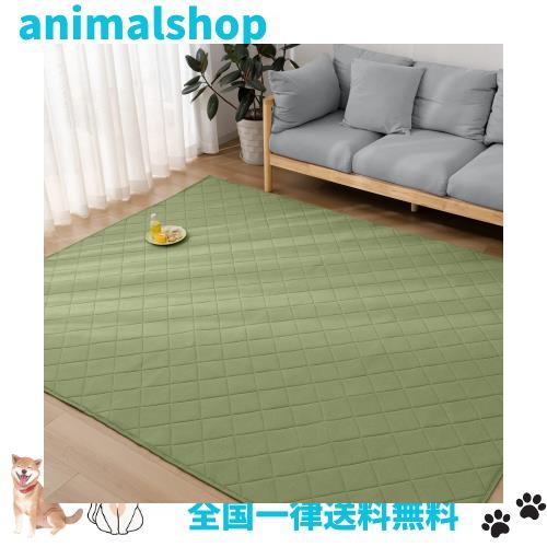 Keusnix カーペット ラグマット 約2畳 夏用ラグ キルトラグ 綿カーペット 滑り止め 丸洗いOK 洗える 抗菌・防ダニ加工 防臭 綿 厚７ｍｍ の通販は 5,441円