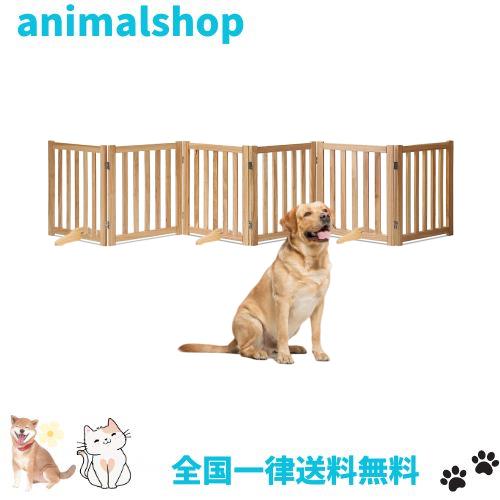 ペットサークル 木製ゲート 折り畳み式 組み合わせ自由 パーテーション 屋内用 置くだけ ワイド フェンス 犬 柵 いぬ 安全柵 小型犬 中型の通販は 15,307円