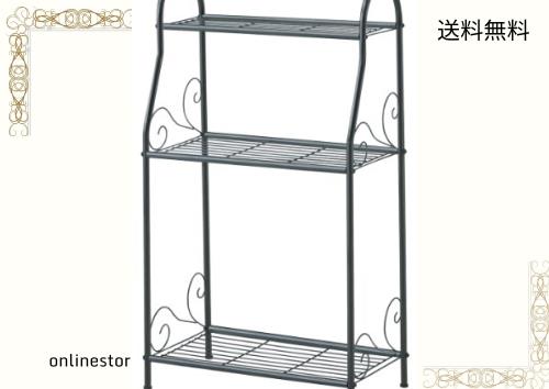 タカショー フラワースタンド 3段 NPM-FS06 56.5cm×奥行31.5cm×高さ98cmの通販は 8,358円