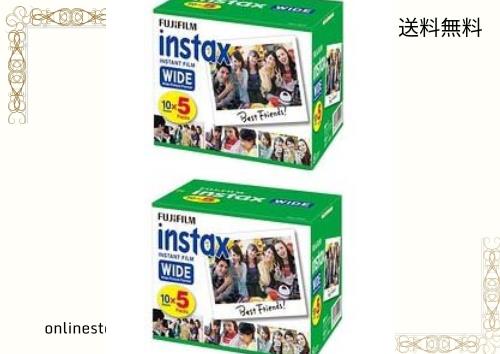 富士フイルム インスタントカラーフィルム Instax Wide 5パック×2（100枚分）の通販は