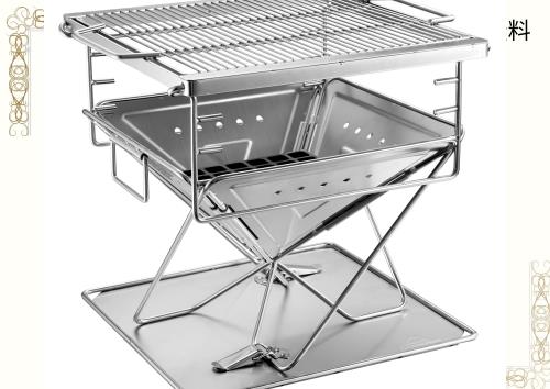 キャンピングムーン(CAMPING MOON) バーベキューコンロ 焚き火台 焚火台 折りたたみ ３段調整 カマド スマートグリル FULL SET 収納バッの通販は