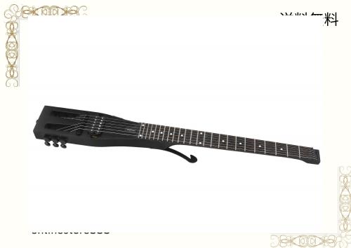 Anygigポータブルトラベルエレキギター 82CM 1.6KG ブラック 25.5”フルスケールギグバッグ付き左利き用の通販は