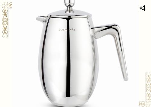 Easyworkz ナンド フレンチプレス 二重壁断熱 304ステンレス鋼 700ml コーヒー＆ティーメーカーの通販は 5,061円