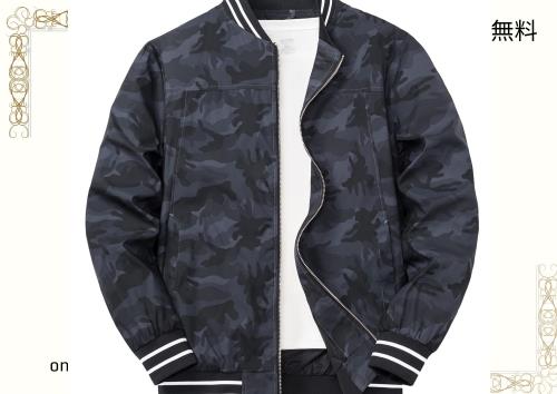 [KEFITEVD] ミリタリージャケット メンズ 春秋 薄手ジャンパー 迷彩 撥水 バイクジャケット アウトドア 登山 ジャケット キャンプ 上着 の通販は 5,437円