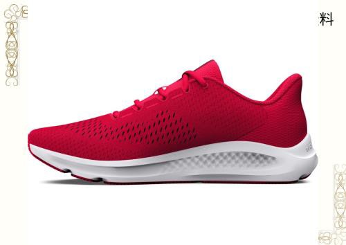 [アンダーアーマー] UA CHARGED PURSUIT 3 BIG LOGO Red/Red/Black 25.5の通販は
