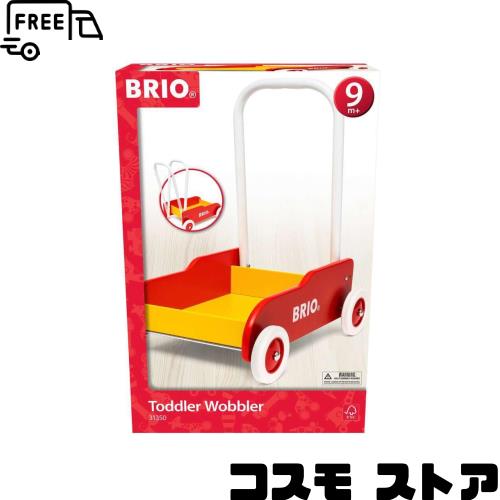 BRIO (ブリオ) 手押し車 レッド 対象年齢 9か月~(カタカタ ワゴントイ 木製 おもちゃ 知育玩具 歩行練習) 31350 8,190円