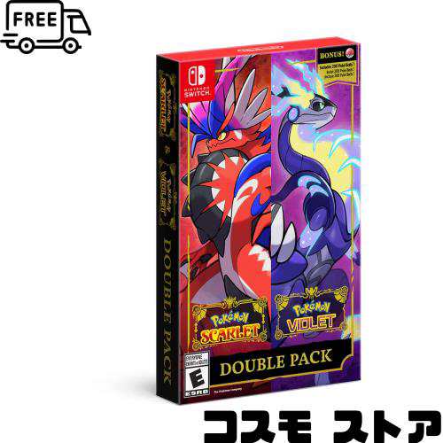 Pokemon Scarlet ＆ Pokemon Violet Double Pack (輸入版:北米) ？ Switch