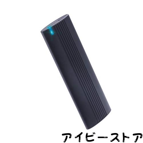 エレコム 外付けSSD ポータブル USB3.2(Gen2)対応 Type-C 500GB PS5/PS4(メーカー動作確認済) ブラック ESD-EH0500GBK