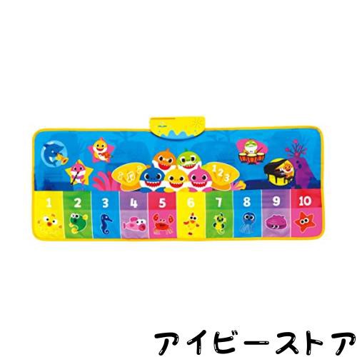 アガツマ(AGATSUMA) BABY SHARK Step＆Sing Piano Dance Mat ベイビーシャーク ピアノダンスマット ブルー