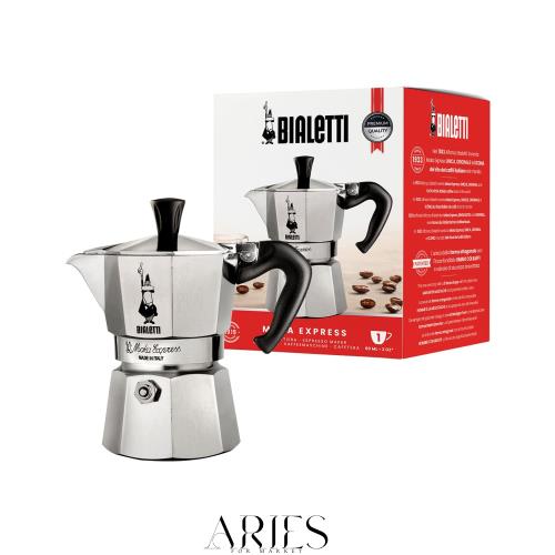 BIALETTI(ビアレッティ) Bialettiモカエキスプレス 1カップ用 直火式 ( コーヒーメーカー エスプレッソメーカー マキネッタ )