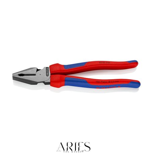 KNIPEX クニペックス 強力コンビネーションプライヤー ペンチ 全長225mm コンフォートハンドル 0202-225