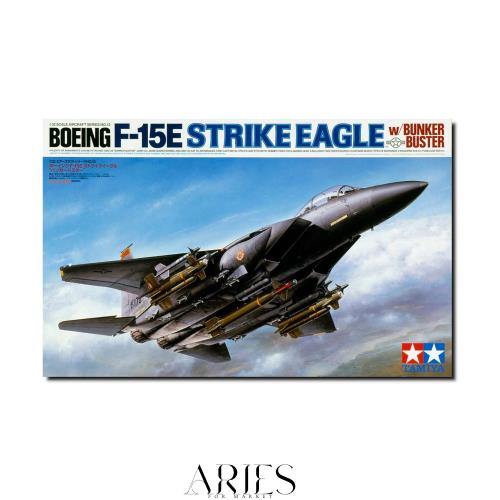 タミヤ(TAMIYA) 1/32 エアークラフトシリーズ No.12 アメリカ空軍 ボーイング F-15E ストライクイーグル バンカーバスター プラモデル 60