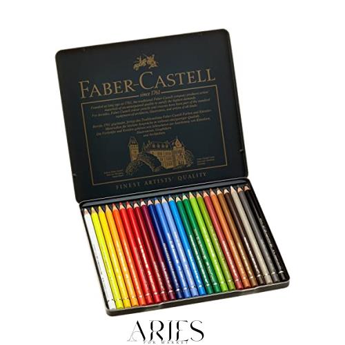 ファーバーカステル ポリクロモス色鉛筆 24色 缶入110024 [日本正規品]