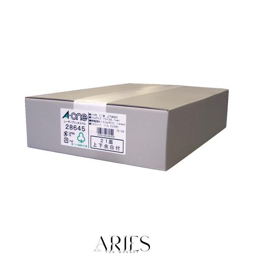 エーワン ラベルシール レーザー A4 21面 500シート 28645
