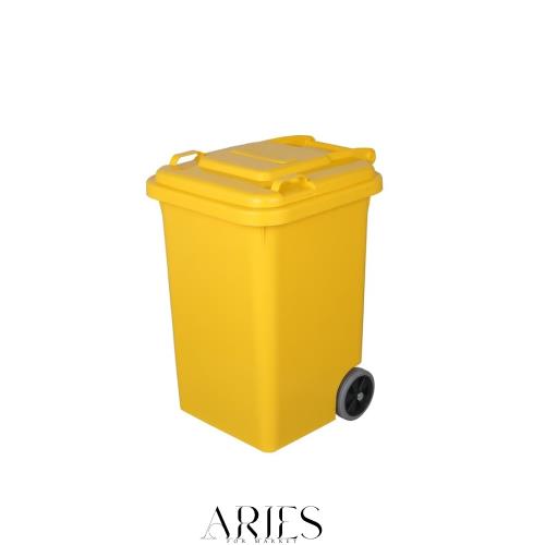 ダルトン(Dulton) PLASTIC TRASH CAN 45L(イエロー) 100-146