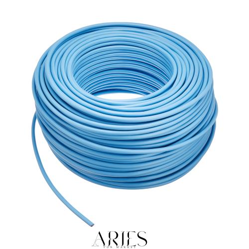 エレコム LANケーブル 100m 自作用 STP(ノイズに強いシールド加工) RoHS指令準拠 CAT5e ブルー LD-CTS100/RS