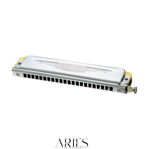 TOMBO トンボ クロマチックハーモニカ 22穴 スライド式 ユニカ 1244C セット商材付き