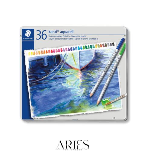 ステッドラー(STAEDTLER) 色鉛筆 36色 水彩色鉛筆 カラトアクェレル 125 M36